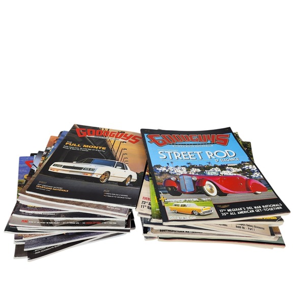 Goodguys‎ Magazine 34 Lot Classic Hot Rod Custom Car Show Enthusiast Collection